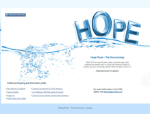 Tablet Screenshot of hopefloatsthedocumentary.com
